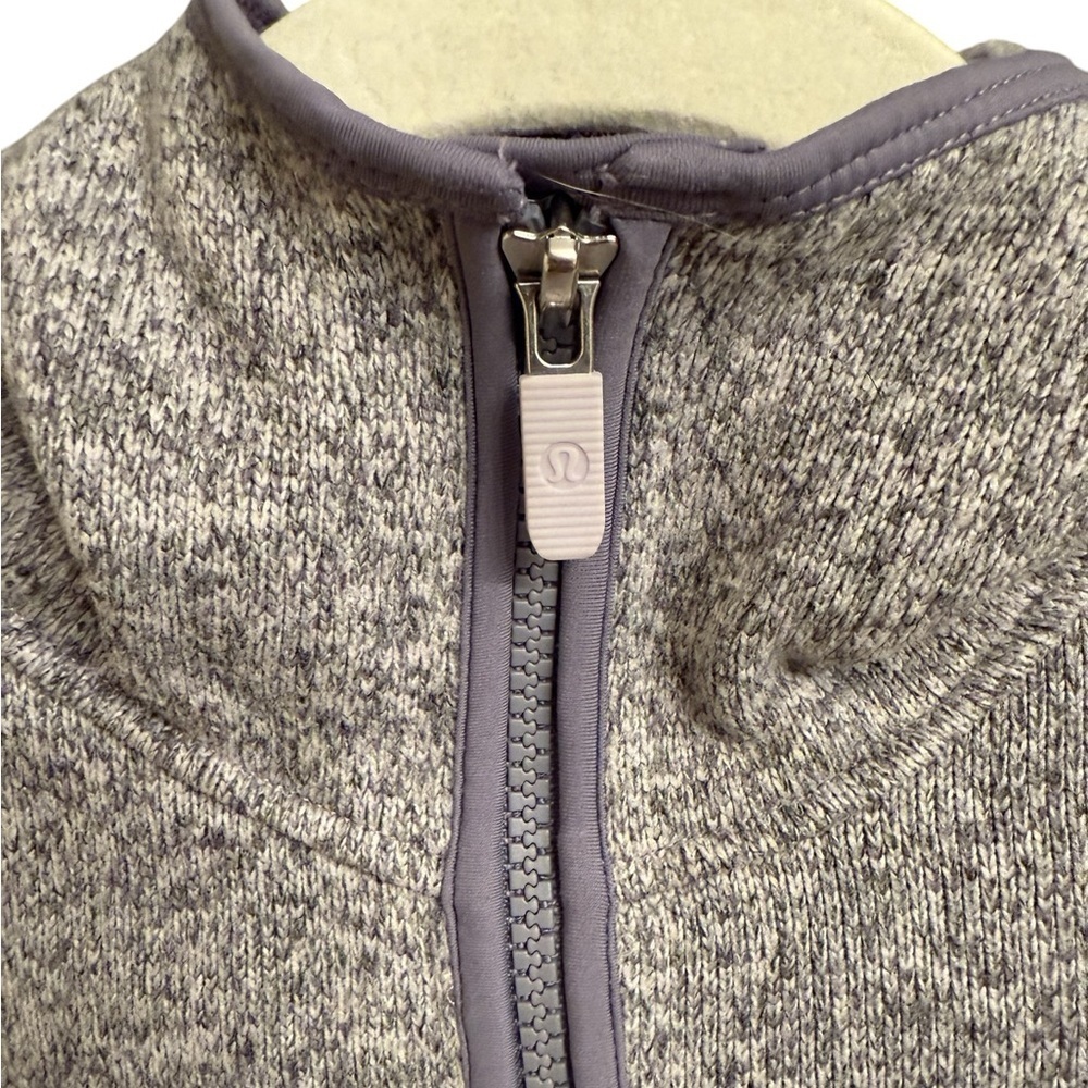 Lululemon Scuba Half Zip Hoodie – Size 6 – Heathered Grey Lilac - Picture 5 of 5